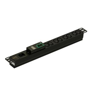 Easy PDU, Metered, 1U, 16A, 230V, (8)C13