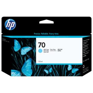 Ink Cartridge - No 70 - 130ml - Light Cyan With Vivera Ink