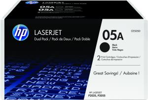 Toner Cartridge - No 05a - 2.3K Pages - Black - 2 Pack