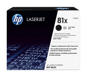 Toner Cartridge - No 81X - High Yield - 25k Pages - Black