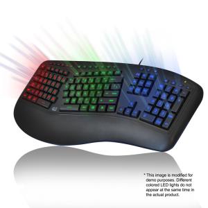 Akb-150eb Ergonomic Gaming Illuminated Keyboard