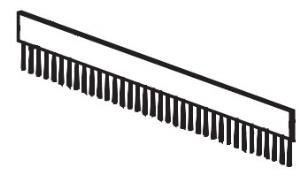 Zebra 170 Brush 8.50 X .50