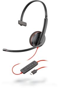Headset Blackwire 3215 - Monaural - USB-a / 3.5mm