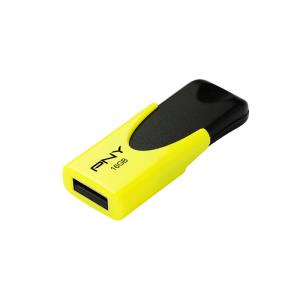 N1 Attach - 16GB USB Stick -  USB2.0 - Yellow - Read 25mb/s Write 8mb/s