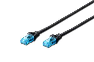 Patch cable - Cat 5e - U-UTP - Snagless - Cu - 5m - black