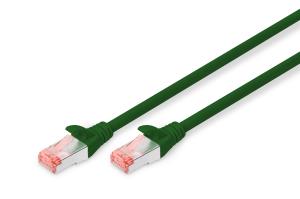 Patch cable Copper conductor - CAT6 - S/FTP - Snagless - 3m - green