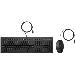 Wired Keyboard and Mouse 225 - Black - CZ/SK