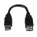 USB Extension Cable Fully Rated USB-a/ USB-a 6in