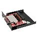 Drive Bay 3.5in Ide To Single Cf SSD Adapter Card Reader