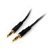 Stereo Audio Cable Slim 3.5mm M/m 1m