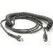 Cab-467 USB Type A Coiled 3.6m