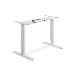 Electrically height-adjustable table frame Height 62-128cm for Tabletop up to 200cm White