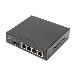 5-Port 10/100/1000 Mbps Ethernet Switch 4 GE RJ 45 1 SFP 10/100/1000 Mbps