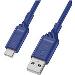 Cable USB Ac 1m Blue