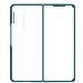 Galaxy Z Fold4 Case Thin Flex Series Pacific Reef (Clear/Blue)