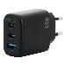 Wall Charger - 65W - 2 USB C + 1 USB A - GaN