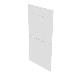 Side Panel - Horizontally Split - 600mm - 42u  - White