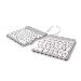 Split Break Ergonomic - Keyboard - Wireless - White - Qwerty Uk